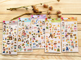 "toi-et-moi" Sheet of Stickers / picnic