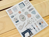 Washi Die-cut Stickers / Sewing