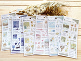 Q-Lia "Ferie" Sheet of Stickers / Morning Garden