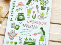 "Play-Ink" Sheet of Stickers / Nature