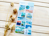 "La Vista" Sheet of Stickers / Sunny