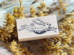 Kinotorico Original Wooden Rubber Stamp / Rabbit
