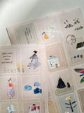 Pion Sheet of Stickers / Little (2 sheets)