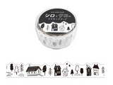 Japanese Die-Cut Washi Masking Tape / Little Houses