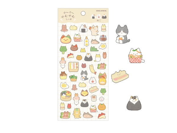Yummy! Sheet of Stickers / Cat – Little Happy Things