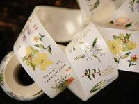 OURS Watercolor Washi Tape / Flower Messages
