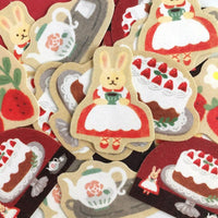 Furukawa Mino Paper Stickers / Moon Cafe / Cake