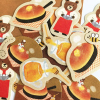 Furukawa Mino Paper Stickers / Moon Cafe / Pancake