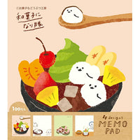 Furukawa Mino Paper 4 Designs Memo Pad - Sweets Animal Workshop