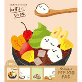Furukawa Mino Paper 4 Designs Memo Pad - Sweets Animal Workshop