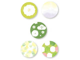 Furukawa Mino Paper Stickers - Green