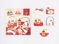 Furukawa x Kalita Flake Stickers / Black Coffee