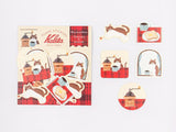 Furukawa x Kalita Flake Stickers / Black Coffee