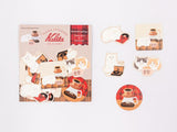 Furukawa x Kalita Flake Stickers / Caramel Coffee
