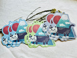 3-Color Message Card Set with String (9 pcs)