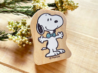 Snoopy Japanese Wooden Rubber Stamp