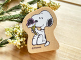 Snoopy Japanese Wooden Rubber Stamp
