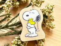Snoopy Japanese Wooden Rubber Stamp