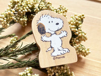 Snoopy Japanese Wooden Rubber Stamp