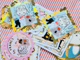 Shinzi Katoh Foil-stamped Flake Stickers / Kawaii Mon Peluche