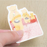 Mariko Fukuoka die-cut sticker / Dango & Bear