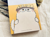 Shinzi Katoh Block Memo Pad / My dear cats - Funny Cats