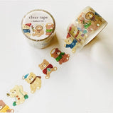 Clear Tape with Foil Stamping / Bear