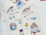 dodolulu Matte Kiss-cut Sticker Sheet / Vintage Cafe