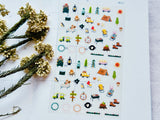 Shinzi Katoh Sheet of Stickers / Camping
