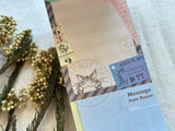 Dayan the Cat Ticket-Style Memo Pad / Traveler's