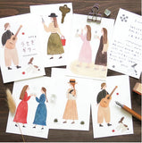 Necktie Postcard Booklet / Guitar