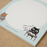 Shinzi Katoh Block Memo Pad / UNEVEN CATS
