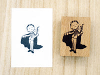 Japanese Wooden Rubber Stamp - Vampire