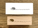 Japanese Wooden Rubber Stamp - Hedgehog