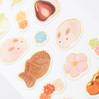 Sheet of Sticker - Fluffy Japanese Sweets