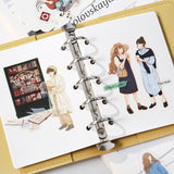"Coordinate" Flake Stickers / Literary Girls