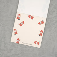 Shinzi Katoh Block Memo Pad / Little Red Riding Hood