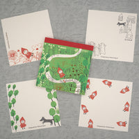 Shinzi Katoh Block Memo Pad / Little Red Riding Hood