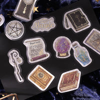 "Fantacy Stores" Flake Stickers / Magical Bookstore