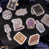 "Fantacy Stores" Flake Stickers / Magical Bookstore
