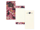 Retro Modern Memo Pad / Writing Paper - Black Cat
