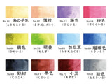 KURETAKE Gansai Tambi 12 Color Watercolor Palette - Pastel Tones