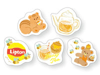 Furukawa x Lipton Flake Stickers / Honey Tea