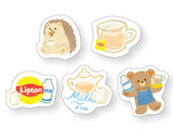Furukawa x Lipton Flake Stickers / Milk Tea