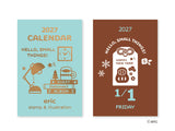 2027 Mini Tear-Off Daily Calendar / Eric's Small Things