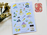 Meow Illustration / Stationery Sprite 1 Transparent Sticker