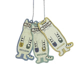 3-Color Message Card Set with String (9 pcs)