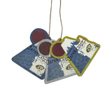 3-Color Message Card Set with String (9 pcs)