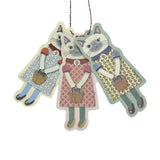 3-Color Message Card Set with String (9 pcs)