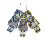 3-Color Message Card Set with String (9 pcs)